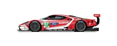 Ford Pays Homage to Le Mans with Celebration Liveries
